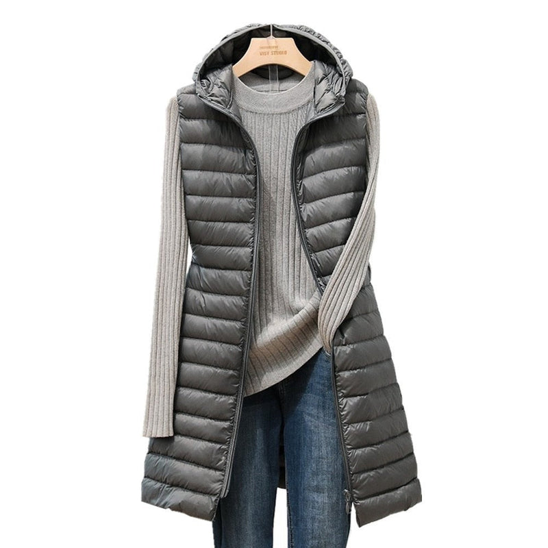Comfortable Long Women's Bodywarmer - Rianne