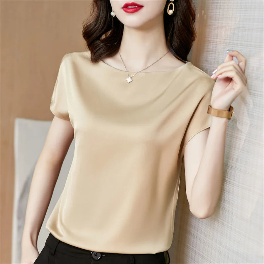 Sammy Jackson™ Ivy Top | Satijn & Stijlvol