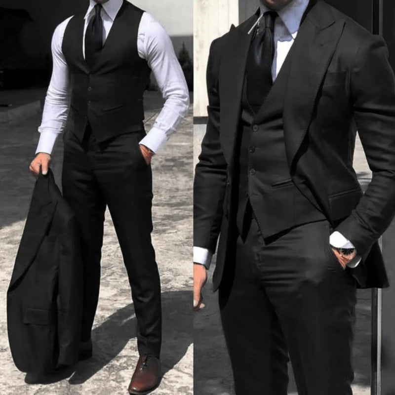 3-Piece Classic Men's Suit - Luca