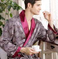 Sammy Jackson™ Satin Deluxe Robe | Trendy satin robe