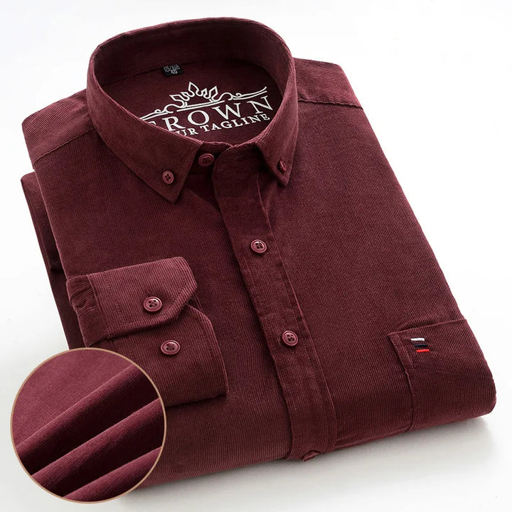 Sammy Jackson™ Rik Plus Size Overhemd | Stijlvol & Effen