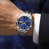 Stijlvol Herenhorloge in Roestvrij Staal - LumiSteel