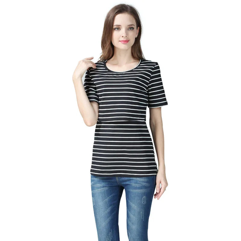 Sammy Jackson™ Kristel Nursing Shirt | Striped & Casual