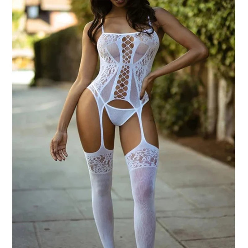 Sammy Jackson™ Vera Plus-Size Bodysuit | Transparant & Sexy