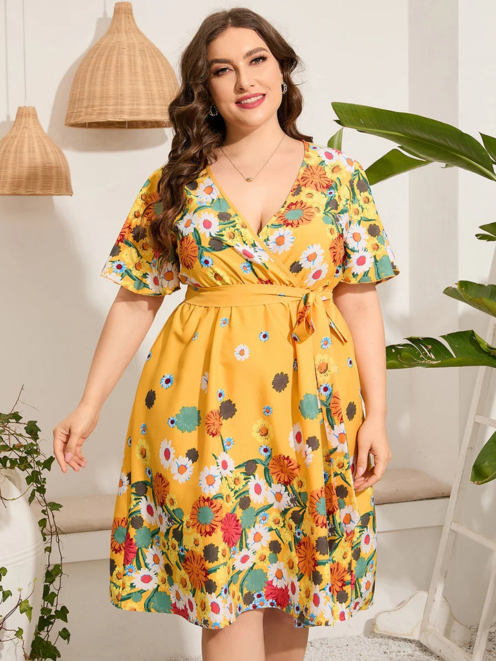 Sammy Jackson™ Sally Midi Dress | Cheerful & Trendy