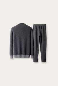 Gray Cashmere Merino Wool Set – Vittore