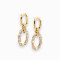 Luxury Sparkling Drop Earrings - Aurora