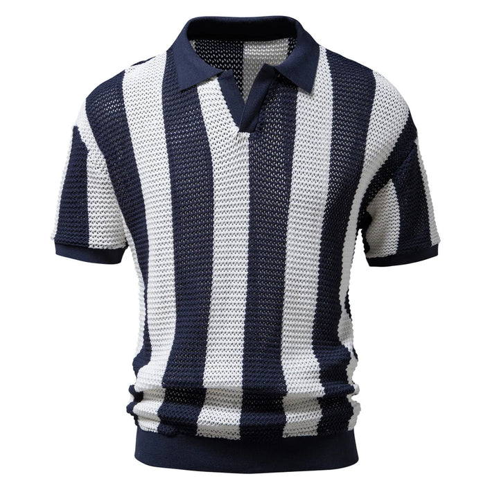 Sammy Jackson™ Bastiaan Poloshirt | Gestreept & Ademend