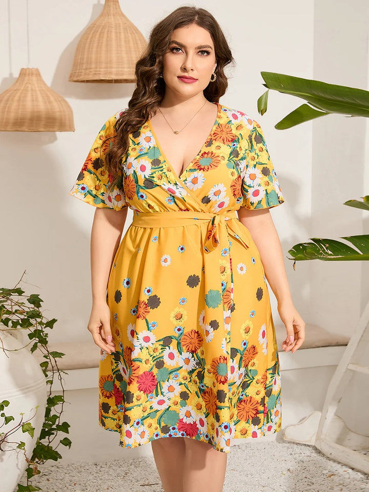 Sammy Jackson™ Sally Midi Dress | Cheerful & Trendy