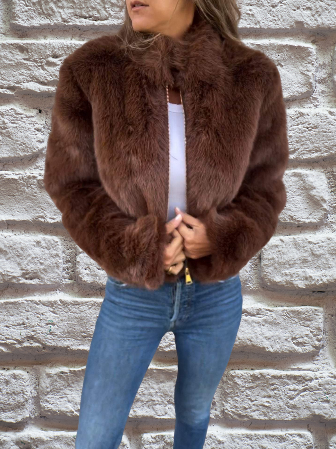 Luxury Soft Women's Coat - Aurora