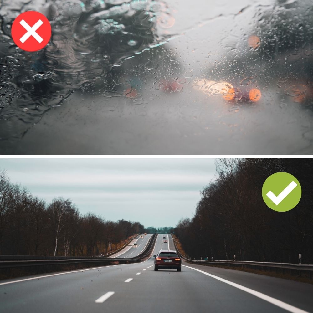 Water-Repellent Car Window Coating - Rainexel