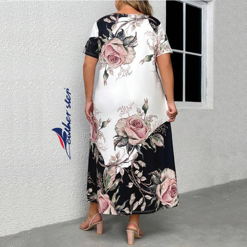Sammy Jackson™ Rhoda Plus-Size Maxi Dress | Stylish & Eye-Catching