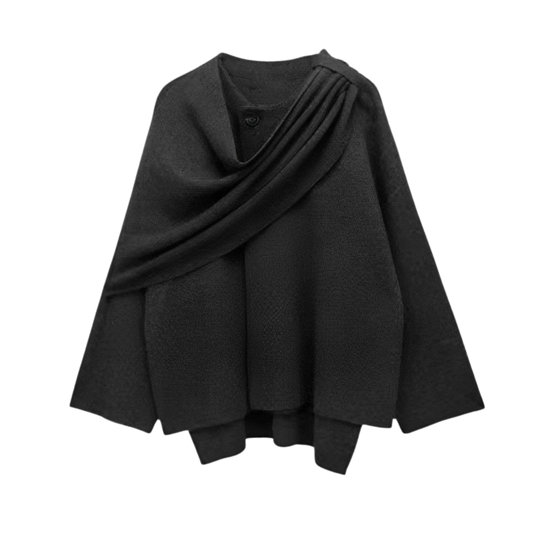 Stylish Women's Winter Poncho - Ella