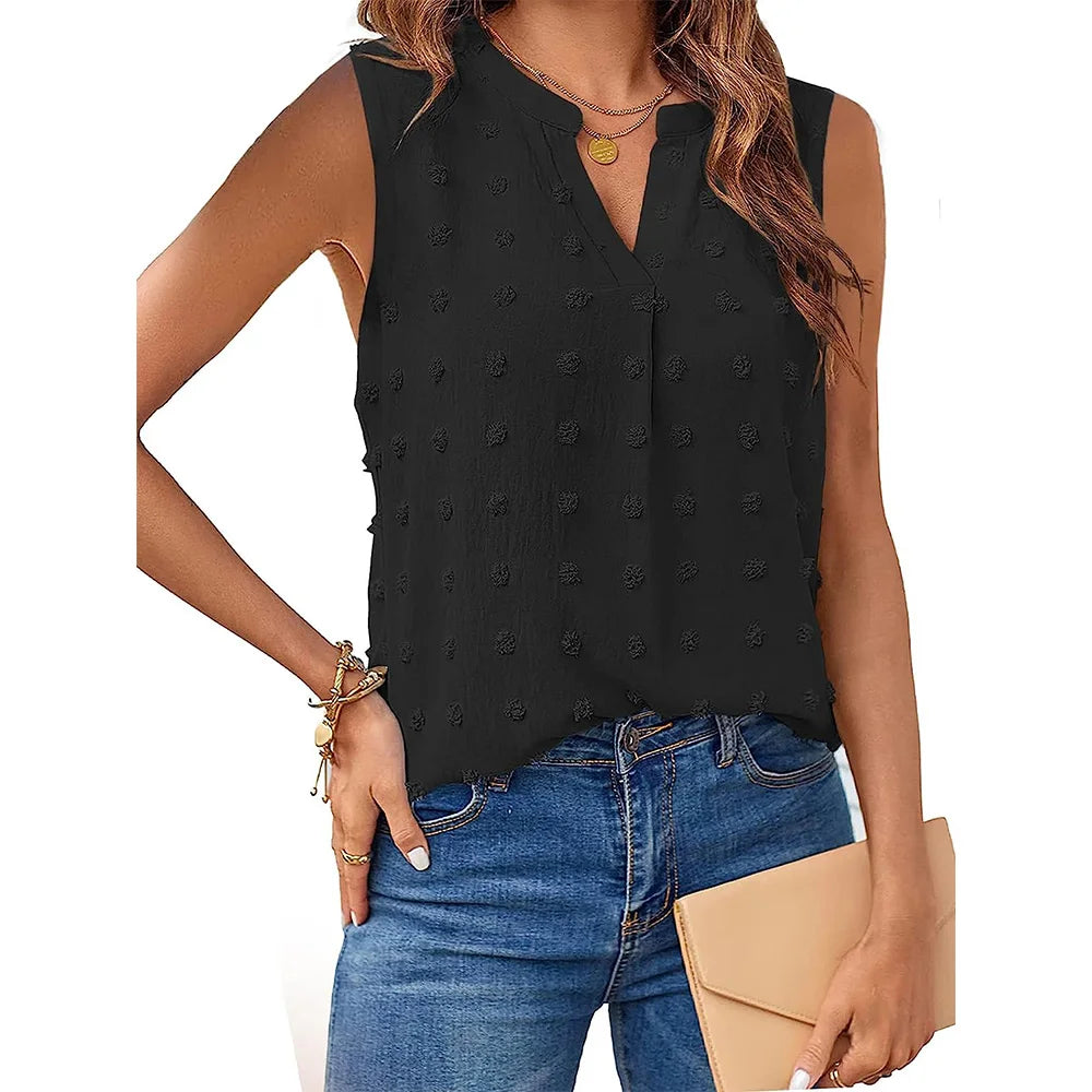 Sammy Jackson™ Selina Top | Mouwloos & Trendy