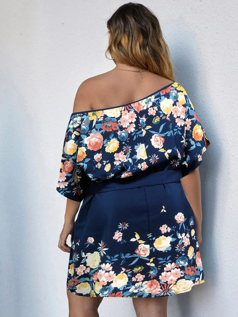 Sammy Jackson™ Gladys Plus-Size Zomerjurk | Opvallend & Stijlvol