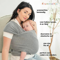Back-Supporting Baby Wrap Carrier - CuddleWrap