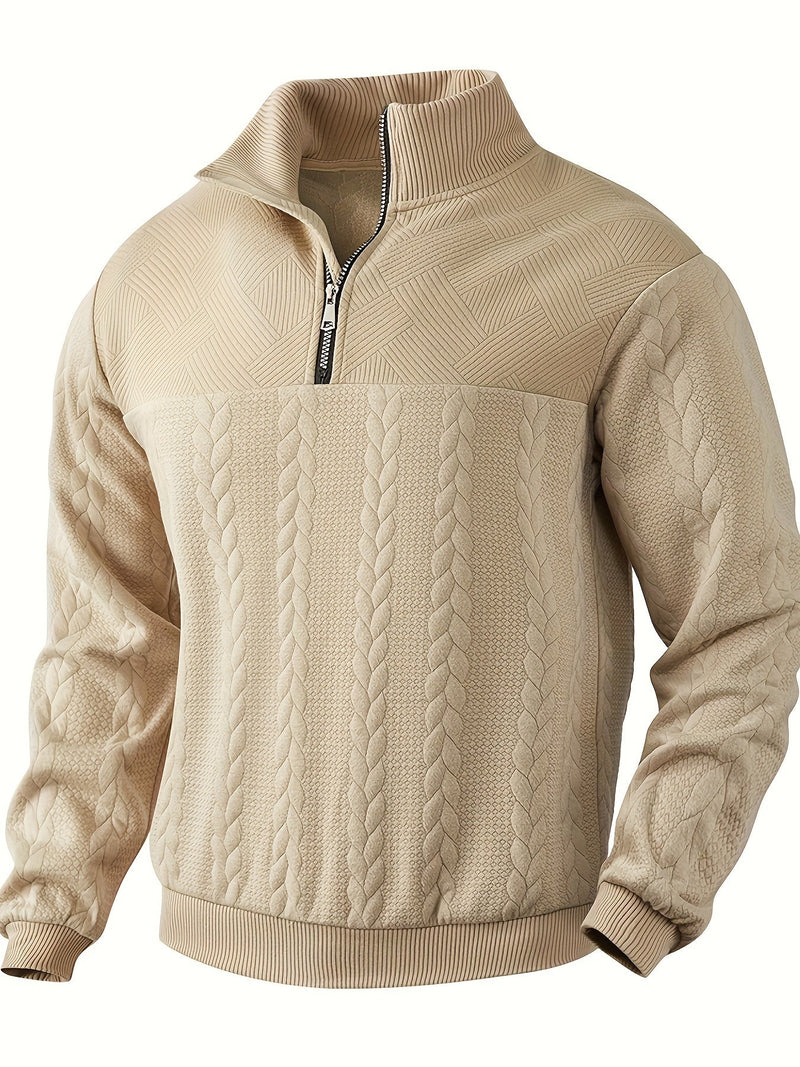 Vintage Men's Zip-Up Sweater - Victor