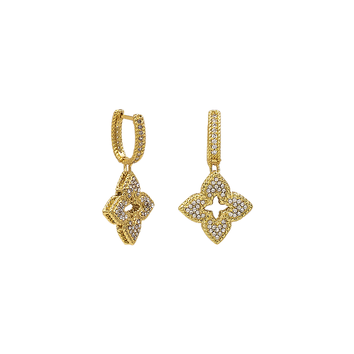 Sparkling Flower Earrings - Florabelle