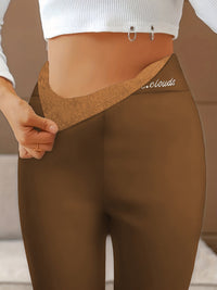 Legginsy termiczne ocieplane polarem - Celine
