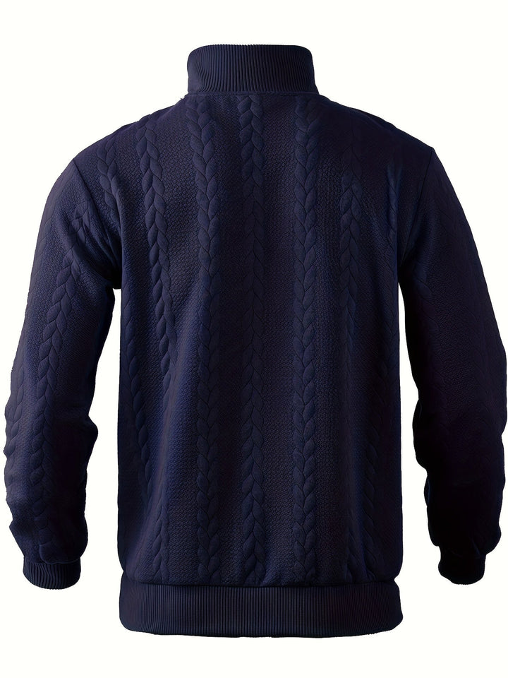 Vintage Men's Zip-Up Sweater - Victor