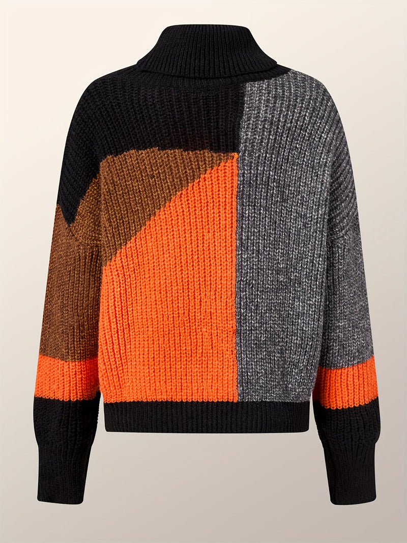 Warm Sweater with Collar - Lorena