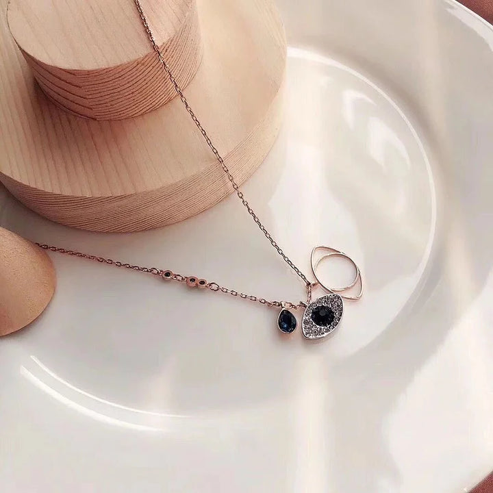 Evil Eye Necklace and Bracelet Set - Amira
