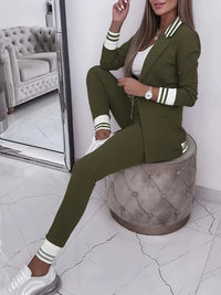 Casual Streetwear Gestreepte Set - Sophie