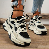 Stylish Women's Sneakers with High Sole – Romi