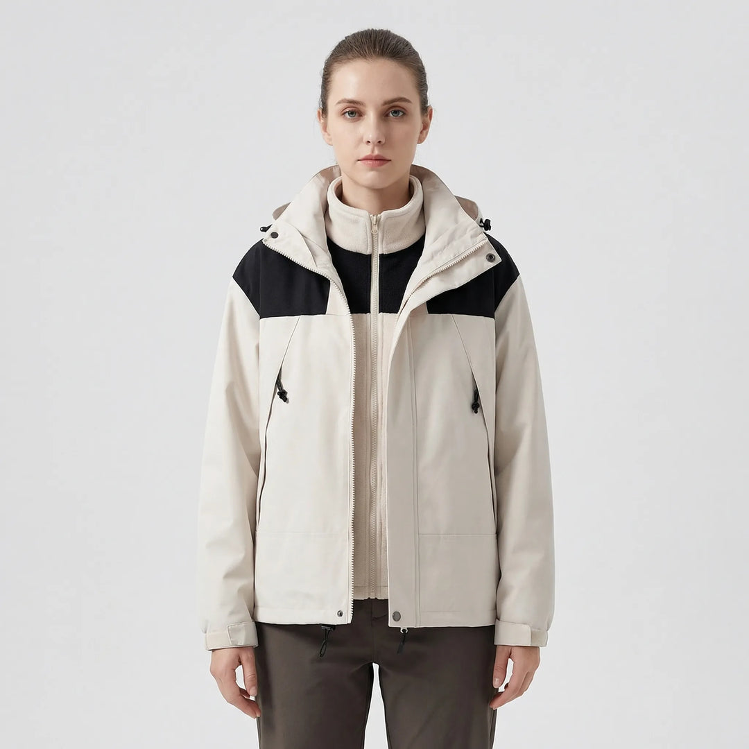 3-In-1 Hooded Winter Jacket - Melody