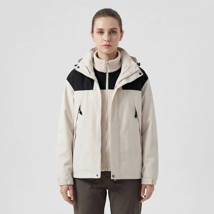 3-In-1 Hooded Winter Jacket - Melody