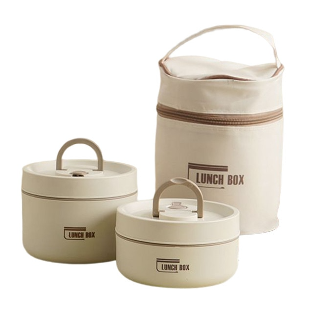 Meerlagige Geïsoleerde Lunchbox met GRATIS Draagtas - ThermoBox