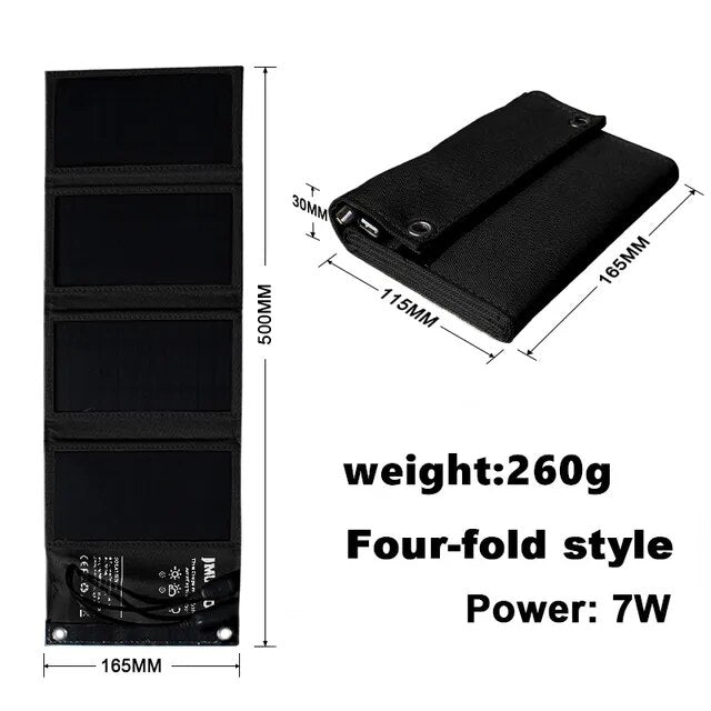 Sammy Jackson™ Solar Fold | Opvouwbare zonnepaneel powerbank