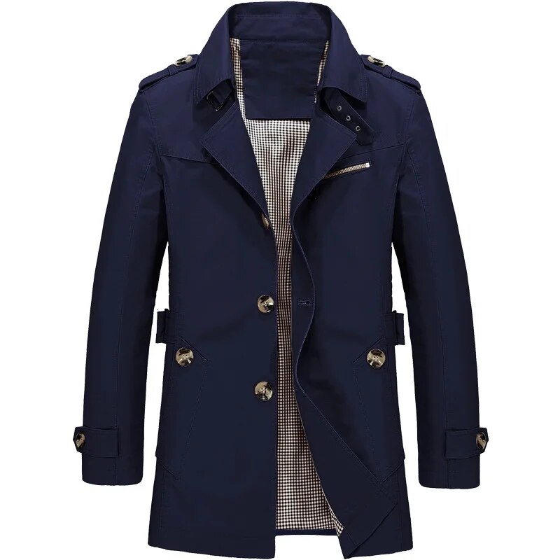 Sammy Jackson™ Płaszcz Trench | Stylowy długi płaszcz