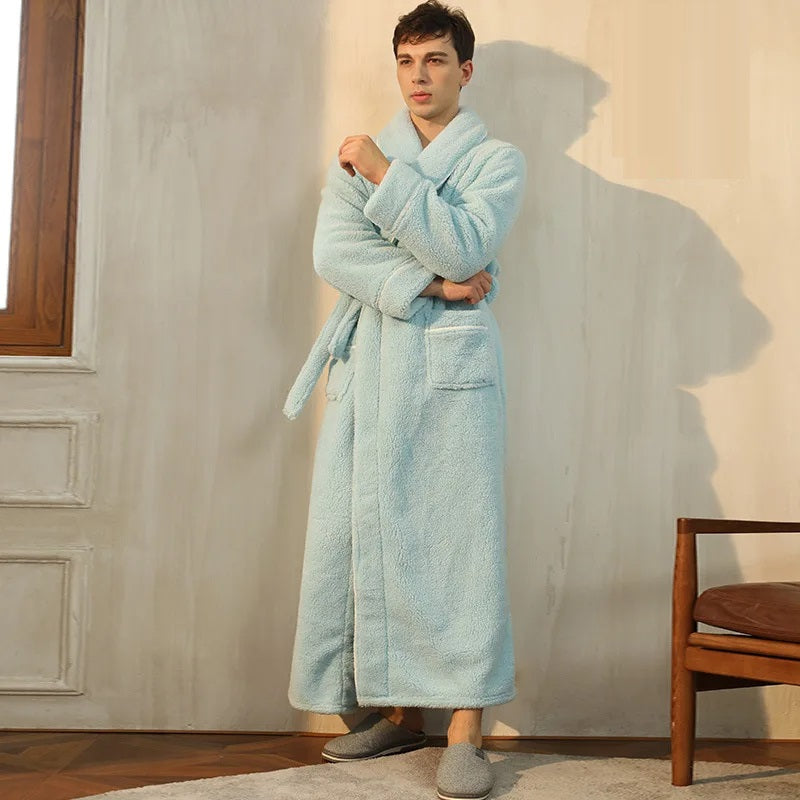 Sammy Jackson™ WinterWrap Badjas | Pluizige badjas met omslagkraag
