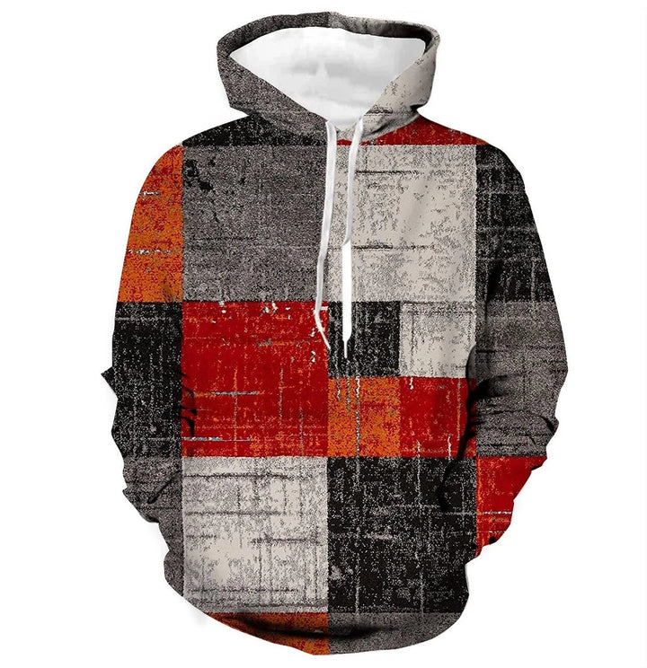 Sammy Jackson™ 3D Kraciasta Bluza z Kapturem | Urban Vibes oversize sweter