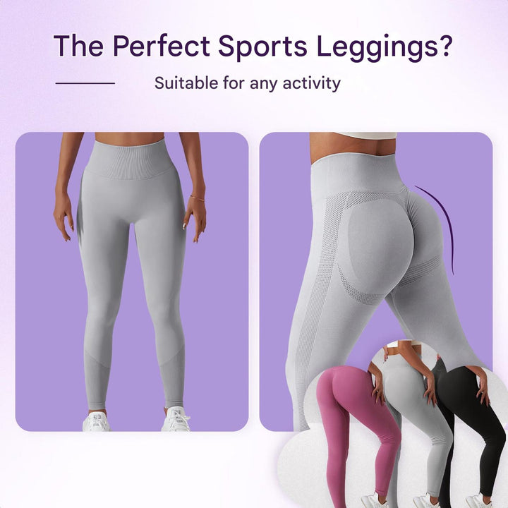 Legginsy sportowe damskie z wysokim stanem – FlexFit