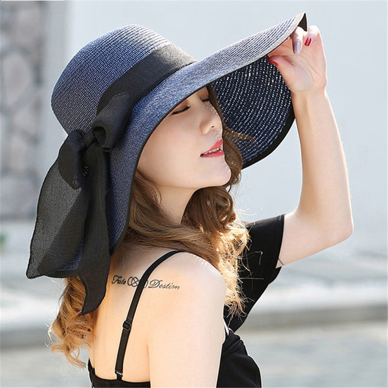Light women's summer hat with wide brim and chic design – Vivian