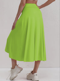 Sportieve rok met hoge taille en asymmetrische snit - Alexia