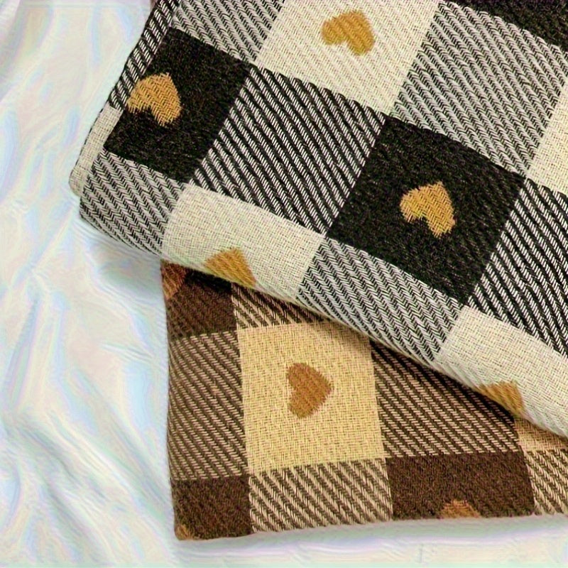 Plaid Women's Polyester Scarf for Autumn & Winter – Aurelie