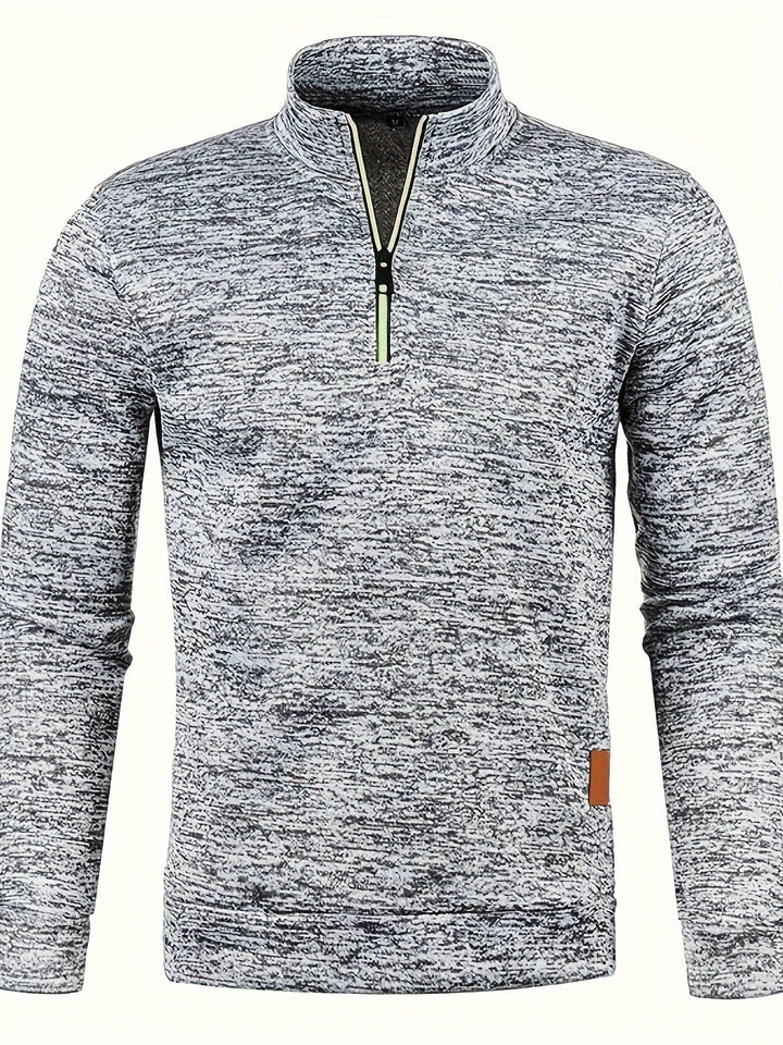 Heren Pullover met Halsrits voor Herfst & Winter – Matteo