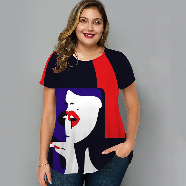 Sammy Jackson™ Maartje Plus-Size T-Shirt | Casual & Stylish