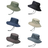 Wodoodporny outdoorowy kapelusz typu bucket z ochroną UV – ShieldFlex Pro