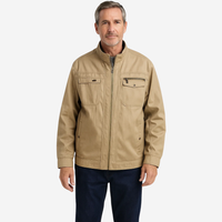 Cotton men's jacket windproof & water-repellent in field look – Torin