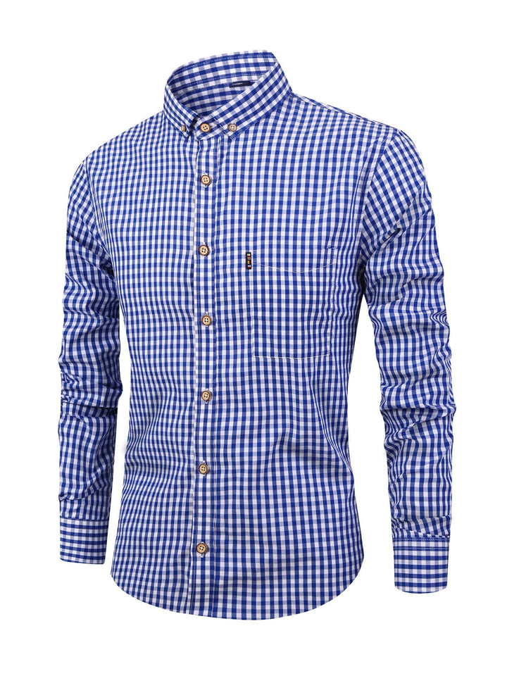 Checked Men's Shirt with Comfortable Fit – Jules
