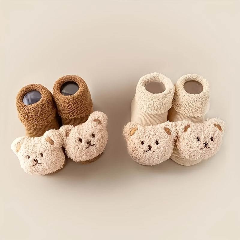 Antislip Babysokjes – Mila | Met Schattig Berenontwerp
