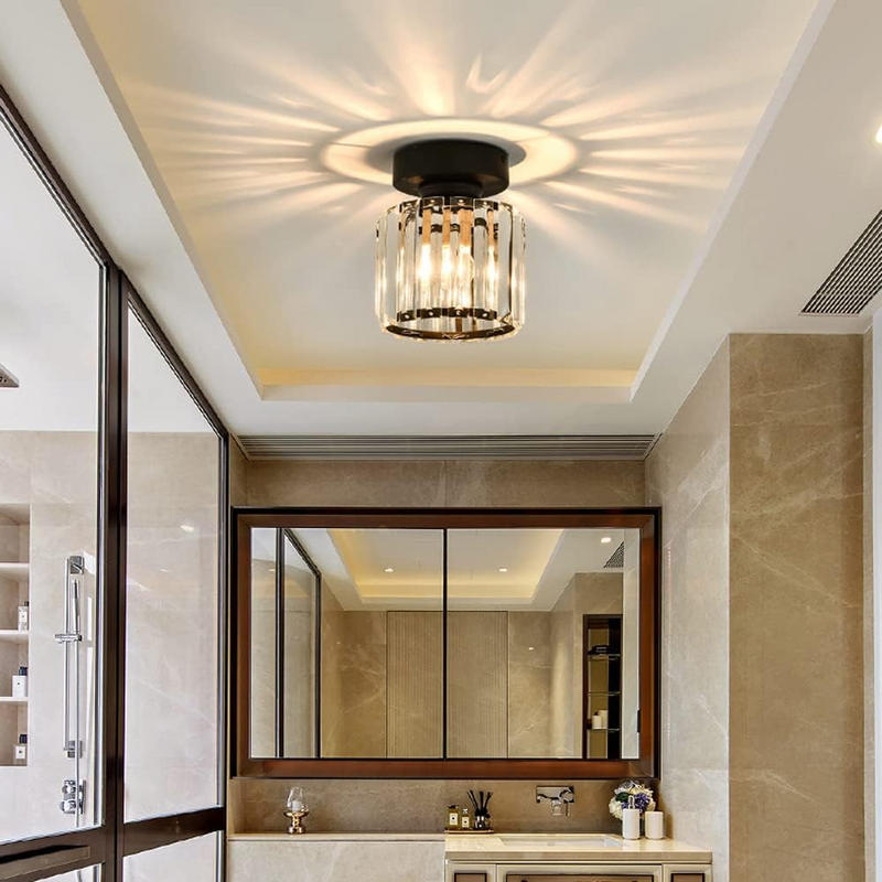 Modern Crystal Ceiling Lamp - CrystalGlow