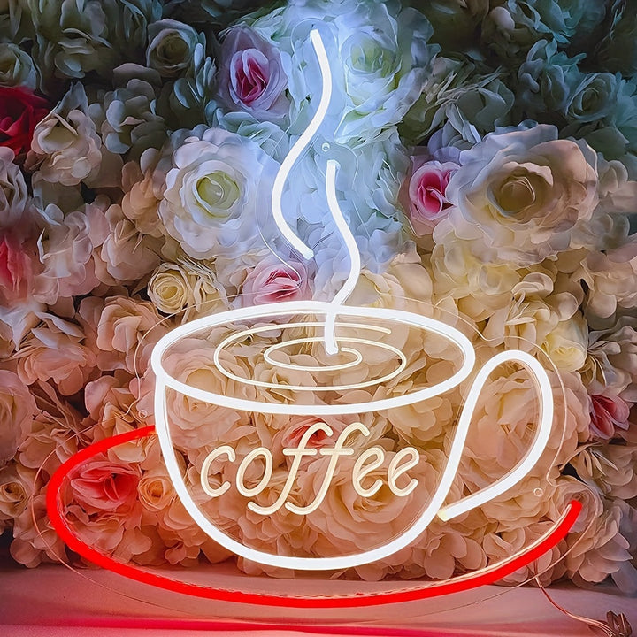 Neon Coffee Lamp for Wall Decoration - Nina