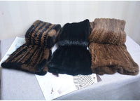 Sammy Jackson™ Knitted Scarf | Warm and stylish mink fur scarf