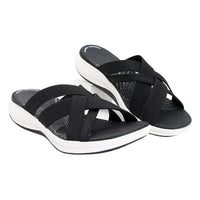 Breathable Women's Slippers with Shock-Absorbing Footbed – Lina