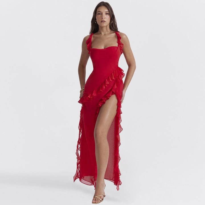 Summer Dress with Ruffles – Amara